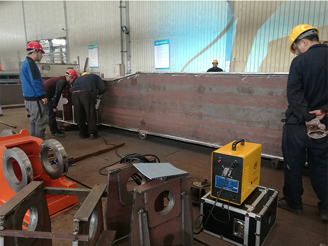 大型鋼結構橋梁部件焊接應力消除